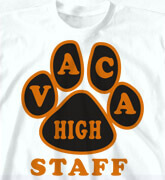 High School T-Shirts - Paw Names - clas-906q2