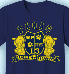Homecoming Shirt Designs  - Panther Crest - clas-940p6