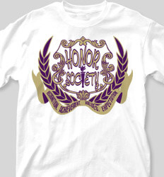 Honor Society Shirt Designs Crest Eighty clas-942d1