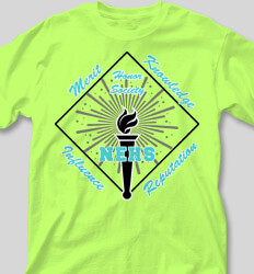 Honor Society Shirt Designs Honor Torch cool-472h3