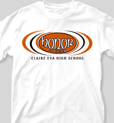 Honor Society Shirt Designs Warble clas-48y4