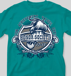 Honor Society Shirt Designs Titan Torch clas-720t6