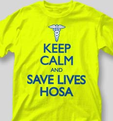 HOSA Club Shirts - Keep Calm desn-613n8