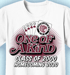 Ideas for Homecoming Shirts - One of A Kind Reunion - cool-981o4