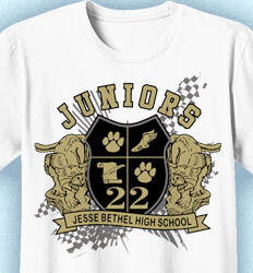 Junior Class Shirts - Panther Crest 2 - clas-940p9