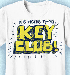 Key Club T-Softball Designs - Chatter - clas-681s5