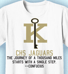 Key Club T-Shirt Designs - Varsity Key - clas-611v5