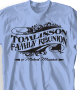 Mohonk Mountain Reunion T Shirt - Royal Line clas-725t6