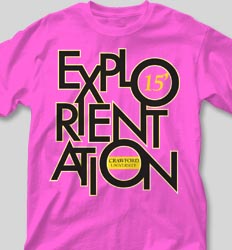 New Student Orientation T Shirts - Explorientation cool-108e1