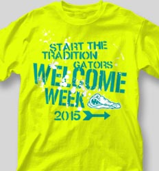 New Student Orientation T Shirts - State Qualifier desn-523s9