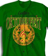 Oktoberfest T Shirt  - Honor Choir desn-814h1