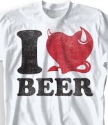 Oktoberfest T Shirt  - Beer Love desn-438b1