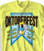 Oktoberfest T Shirt  - Label Brewery desn-847l1