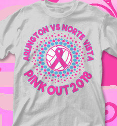 Pink Out Shirt Designs - Radiate Pink - cool-723r1