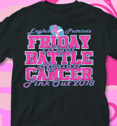 Pink Out Shirt Designs - Friday Night Pink - cool-718f1