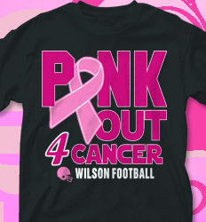Pink Out Shirt Designs - Pink Out Football - cool-701p1