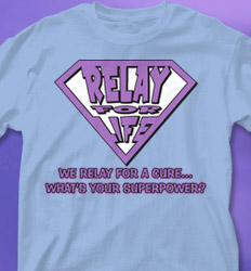 Relay for Life Shirt Designs - Super Relay cool-368s1