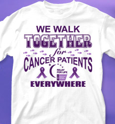 Relay for Life Shirt Designs - We Walk Together cool-569w1