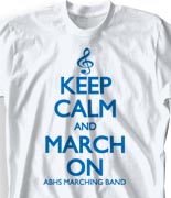 School Band Shirts - Keep Calm desn-613n1