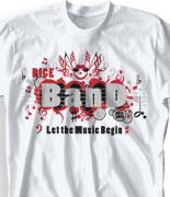 School Band Shirts - Happy Singers desn-127h4