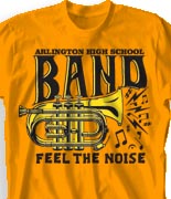 School Band Shirts - Feel the Noise desn-906f1