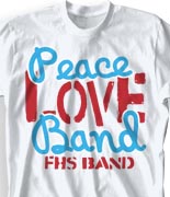 School Band Shirts - Message clas-770m5