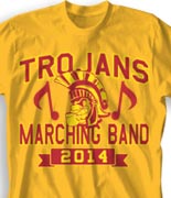 School Band Shirts - Mascot Phys Ed clas-829o7