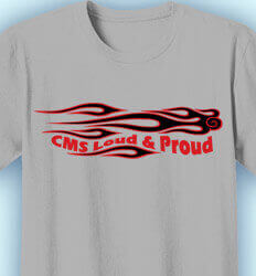 School Shirt Designs - Fireband - clas-21g9