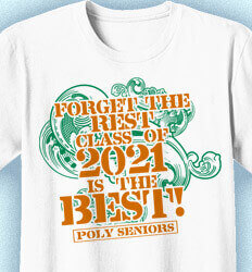 Senior Class T Shirt Design - Born to be the Best - desn-645b8