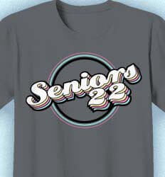 Senior Class T Shirt Design - Retro Colors - idea-456r1