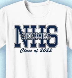 Senior Class T Shirt Design - Big Letter - desn-351x8