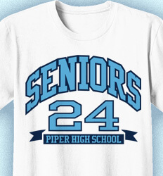 Senior Class T Shirt Design - Athletic Department - desn-342f1