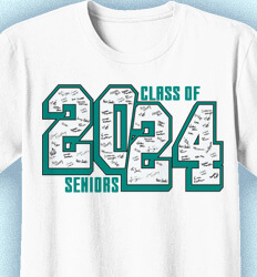 Senior Class T Shirt Design - Class Vision Signatures - idea-38c5