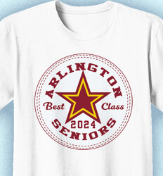 Senior Class T Shirt Design - All Star Original - cool-363a7