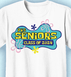 Senior Class T Shirt Design - Spongey Class - idea-490s4