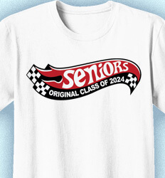 Senior Class T Shirt Design - Original Racers - idea-569o2