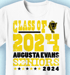 Senior Class T Shirt Design - Westerner - desn-130a3