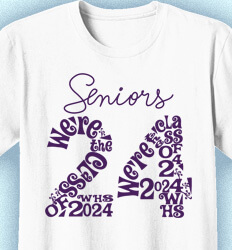Senior Class T Shirt Design - Loopy Year - clas-826o4
