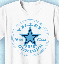 Senior Class T Shirt Design - All Star Original - cool-363a8