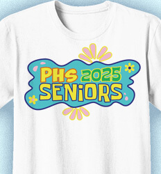 Senior Class T Shirt Design - Spongey Class 2 - idea-672s2