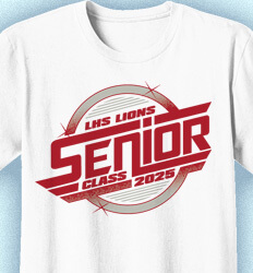 Senior Class T Shirt Design - Slick Look - idea-549s4