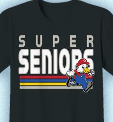 Senior Class T Shirt Design - Super Mascot - idea-591s1