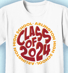 Senior Class T Shirt Design - New Class Emblem - idea-628n1