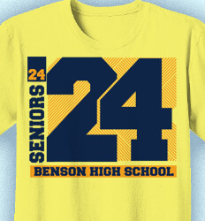 Senior Class T Shirt Design - Big College Year - idea-312b9