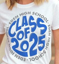 Senior Class T Shirt Design - New Class Emblem - idea-628n4