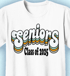 Senior Class T Shirt Design - Retro Quality 2 - idea-255t6