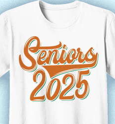 Senior Class T Shirt Design - Senior Script - idea-663s1