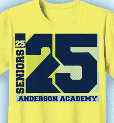 Senior Class T Shirt Design - Big College Year - idea-312c1