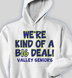 Senior Hooded Sweatshirt- Keep It Classy logo-174k6
