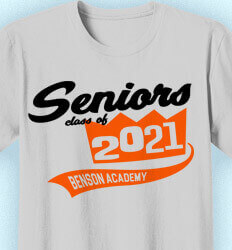 Senior Class T Shirt Design - The Crown - idea-378t1